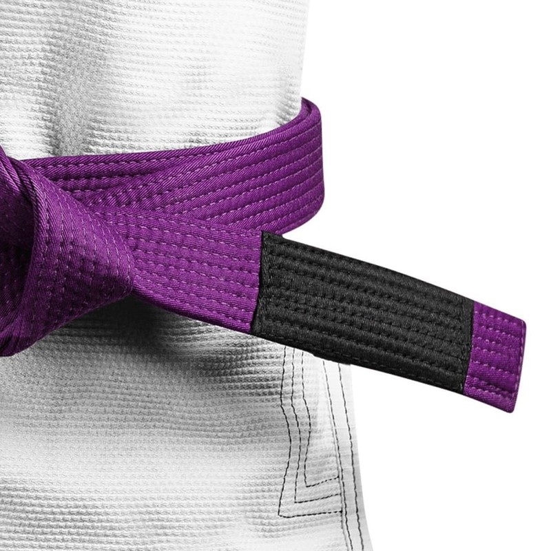 Hayabusa 2.0 Adult Jiu Jitsu Belt - Purple, A4