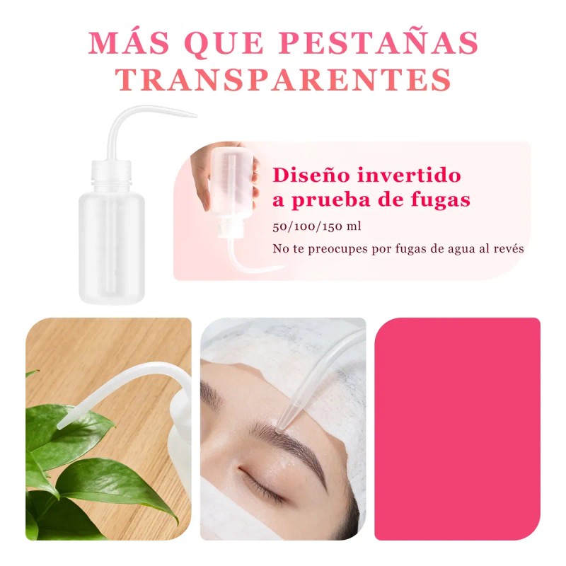 Kit Shampoo Espuma Para Pestañas Y Brocha Para Extensiones