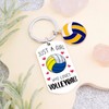 Uerifr Volleyball Gifts for Teen Girls Volleyball Keychain Stuff for