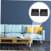 LALAFINA 4pcs Caster Fixing Pads Furniture Leg Protectors Bed Stoppers