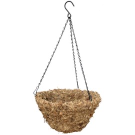 Topiary Art Works 12" (Inside Diameter) Sphagnum Moss Hanging Basket with Chain Hanger - The Original