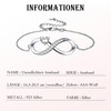 PDTU Gifts for Daughter, Sister, Best Friend, Infinity Symbol Bracelet