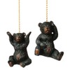 BLACK FOREST DECOR Bear Cub Fan Pulls - Set of 2