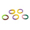 SNAWOP Orthodontic Elastic Rubber Band 5/16" Neon 100PCS Heavy 4.5