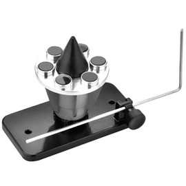 PUZZLEDEER Blade Balancer Replace 339075B Lawn Mower Blade Balancer Magnetic Wall Mount 42-047 Black Smooth Cutting Lawnmower Blade Balance Tool