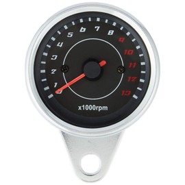 aiNet 56218 Electric Tachometer, Black Panel, 13,000 rpm, LED Backlight, 6 Months Warranty
