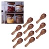 10pcs Small Wooden Spoons Cooking Condiments Spoons for Kitchen Seasoning