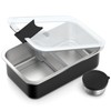 Bakpoco Stainless Steel Bento Lunch Box for Adult, 42oz Leak-Proof