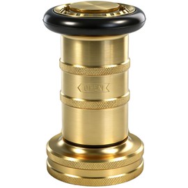 SpringSpray 2" NPSH Fire Hose Nozzle Brass Fire Equipment Heavy Duty Industrial Fog Nozzle