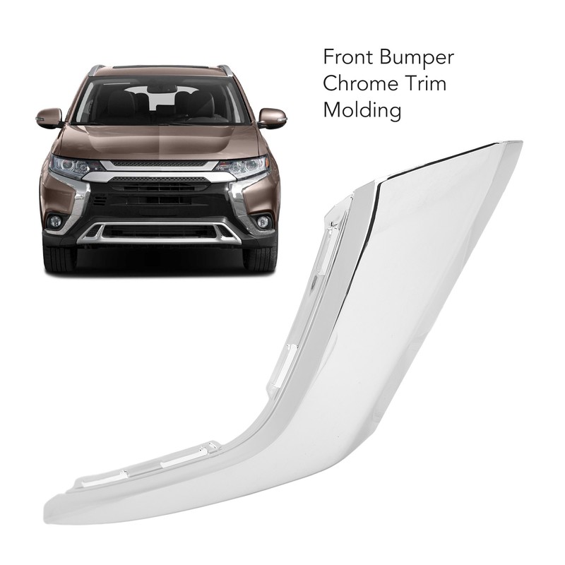 Front Bumper Lower Trim Protective Stylish Rugged Front Bumper Chrome