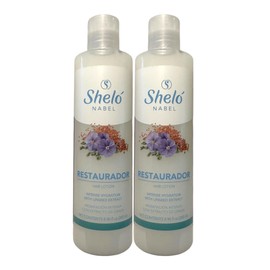 Generic Shelo Nabel Hair Lotion, Intense Hydration with Linseed Extract, 8.96 fl oz Pack of 2, white