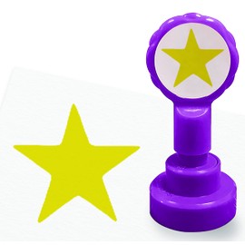 Gold Star Pre Inked School Teachers Positive Feedback Marking Stamper Stamp 25mm Primary Teaching Services