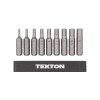TEKTON 1/4 In. Metric Hex Bit Set with Rail (2
