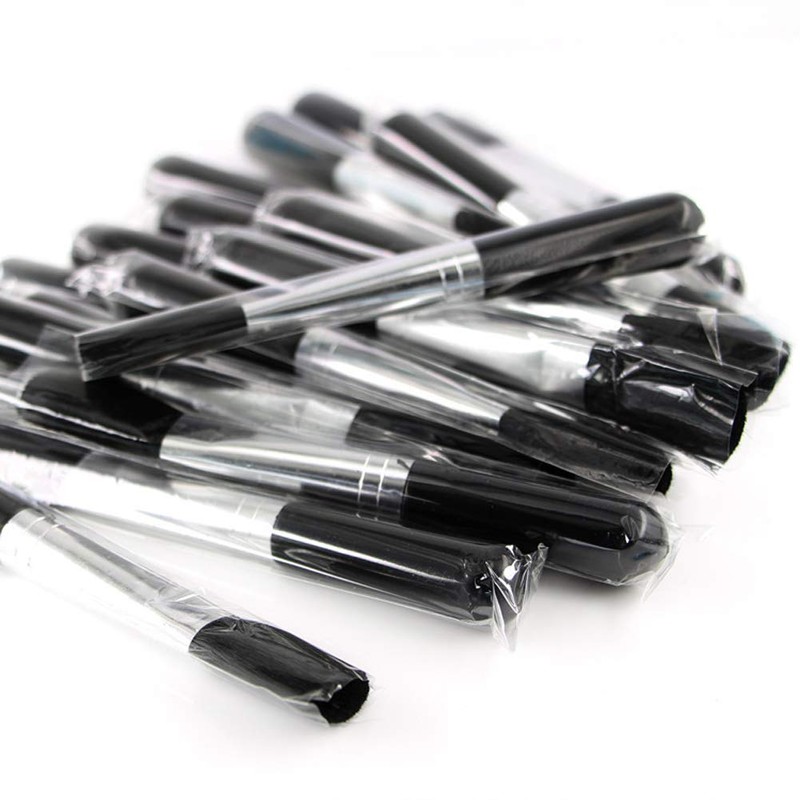 Mollensiuer 1 Piece Plastic Black Round Handle Anti Static Brushes