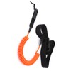 Surfboard Leash TPU Heliciform Comfortable HighElastic Surfing Safety Traction Rope(Orange