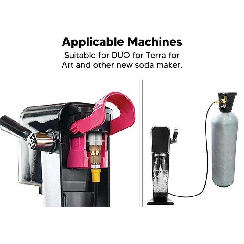 CO2 Adapter for Soda Water for DUO for Terra for