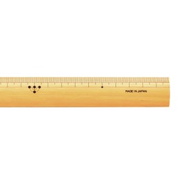FTAKE30 Takeshaku (ruler, ruler) bamboo 30cm notation piece with gutter [22]