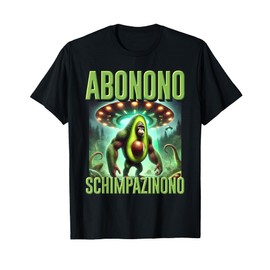 Italian Brainrot Character Abonono Schimpazinono Kids Meme T-Shirt