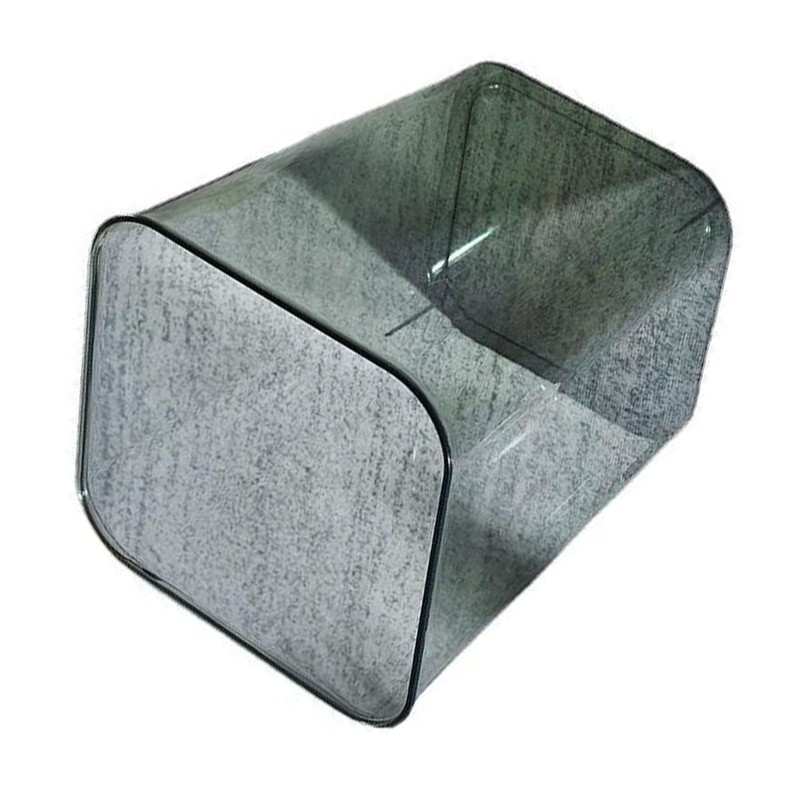 Open Waste Basket Acrylic Transparent Large Capacity Multifunctional Garbage Container