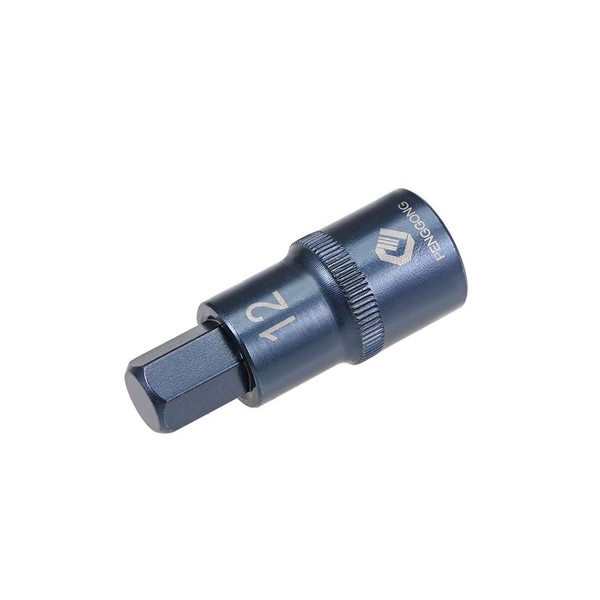 TOP-VIGOR Hex Bit Socket 1/2" Drive x H12 (12mm) Allen