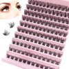 CNMTCCO Lash Clusters, 120Pcs DIY lash Extenisons 8-16MM D Curl