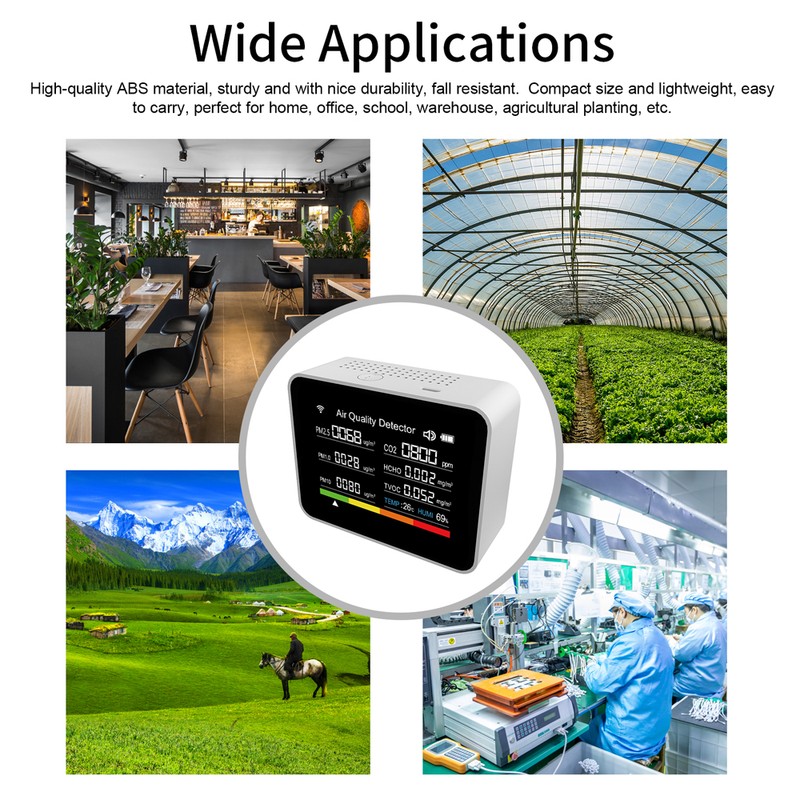 13 in 1 for Tuya WIFI Intelligent Air Quality Tester