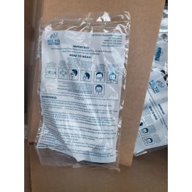 Unbranded Case of 100 Hope Filtr N95 Respirator Disposable Face Masks