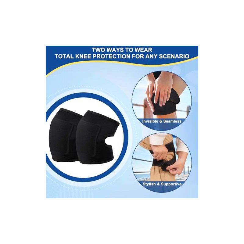 Dance Knee Pads for Women & Men – Breathable Mesh,