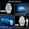 SEISSO 4-Pack Wireless Remote Control Anti-Collision LED Strobe Lights Kit