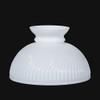 B&P Lamp® 10" Opal White Swirl Ribbed Student Lamp Shade