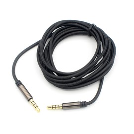 Lalomo 3.5mm Male to Male Cable, Super Soft Nylon Braided Stereo Auxiliary Cable for Headphones, Smartphone, Tablets, Headset, PC, Laptop (TRRS 6 feet)