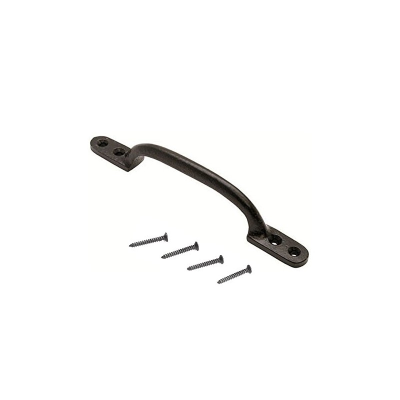 Dzina Hot Bed HandleHot Bed Handle 150mm Black Black Japanned