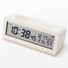 MUJI 44581490 Digital Radio Clock (with Loud Alarm Function), MJ-RDCLA(W),