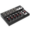 Portable Multifunctional FiveChannel Stereo Audio Sound Mixer Compact