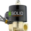 U.S. Solid 3/8" Electric Solenoid Valve 12-VDC, VITON Gasket, Air,