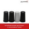 8 x roller shutter stoppers, colour: grey/brown/white/anthracite/black (white closed)