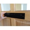 Stormguard 06SR0170000BL Metal Letter Box Brush Cover Black, External Size