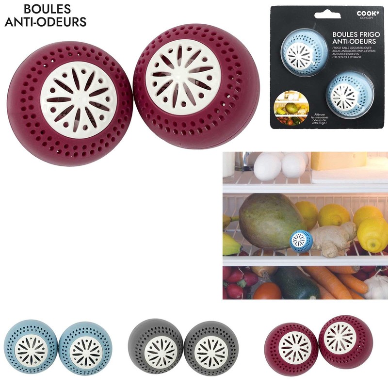 Two Anti-Odour Balls for the fridge