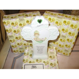 Mouse Over Image to Zoom Have One to Sell? Sell It Yourself Precious Moments August Monthly Standing Cross Peridot