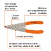 Truper PE-CA-8, Pinza pela cables 8