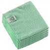 Vileda Professional 5 x Green 100% Recycled Microfibre Cleaning Cloth