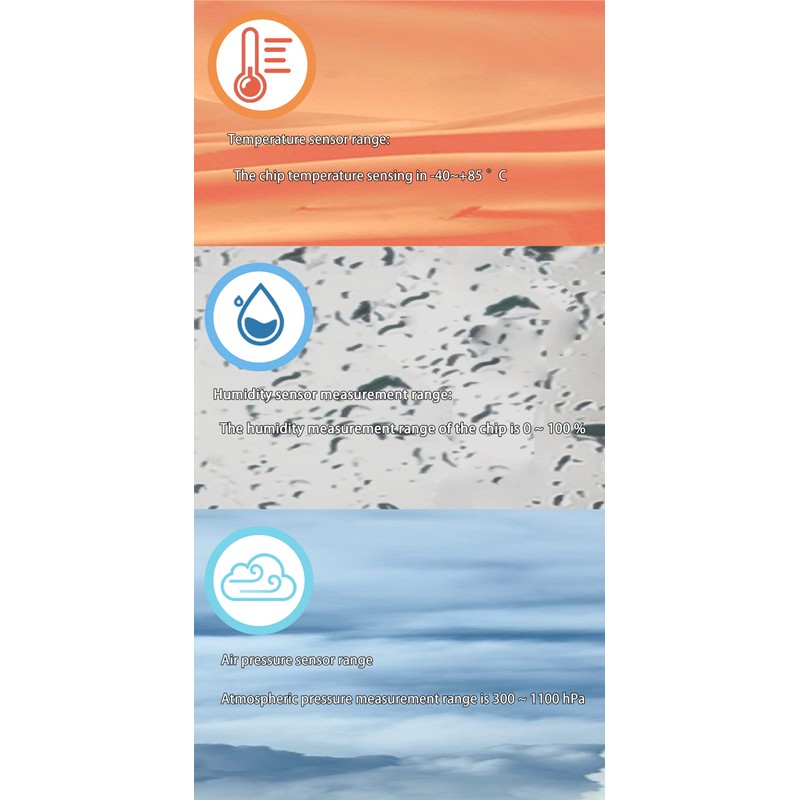 SEENGREAT BME280 Sensor Environmental Temperature Humidity Barometric Pressure Monitoring Module