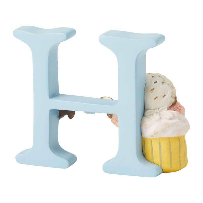 Enesco Beatrix Potter Alphabet Collection Letter H Mrs. Tiggy-Winkle Figurine,