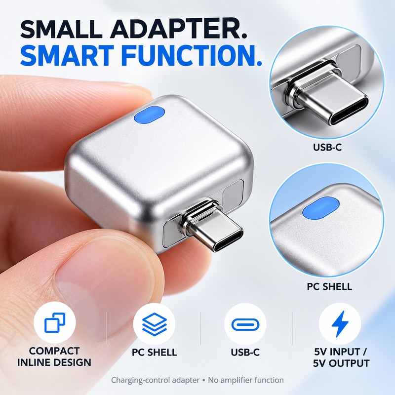 140W USB-C Auto-Disconnect Charging Adapter for Type-C Devices – Full-Charge