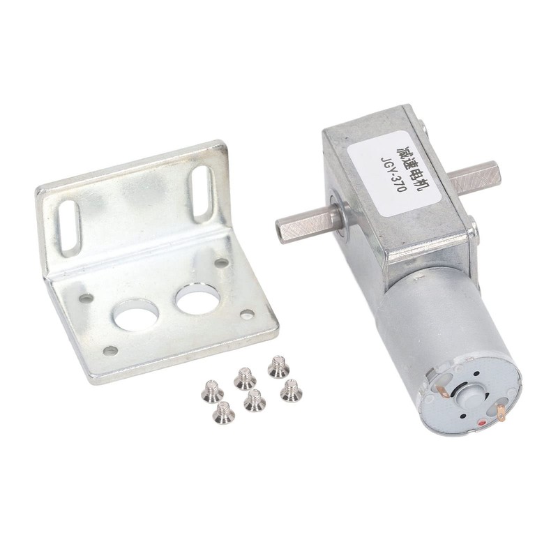 DC 12V Gear Motor, Worm Gear Motor with 12 mm