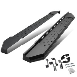 Auto Dynasty 5.5 Inches Side Step Nerf Bar Running Board Compatible with Toyota Tacoma Access Cab 05-20, Mild Steel, Black Powdercoated