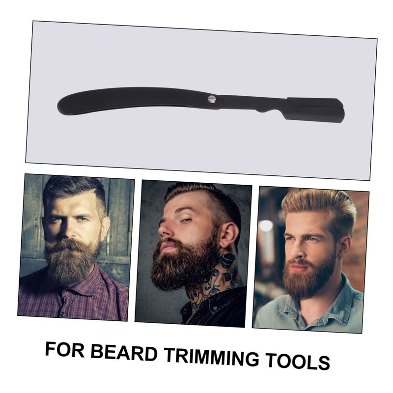 SAFIGLE Folding Razor Beard Trimming Tool Holder Portable Eyebrow Cutter