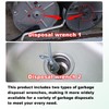 Aottykro Garbage Disposer Unjamming Wrench/WRN-00 Garbage Disposal Wrench Tool,Garbage Disposal