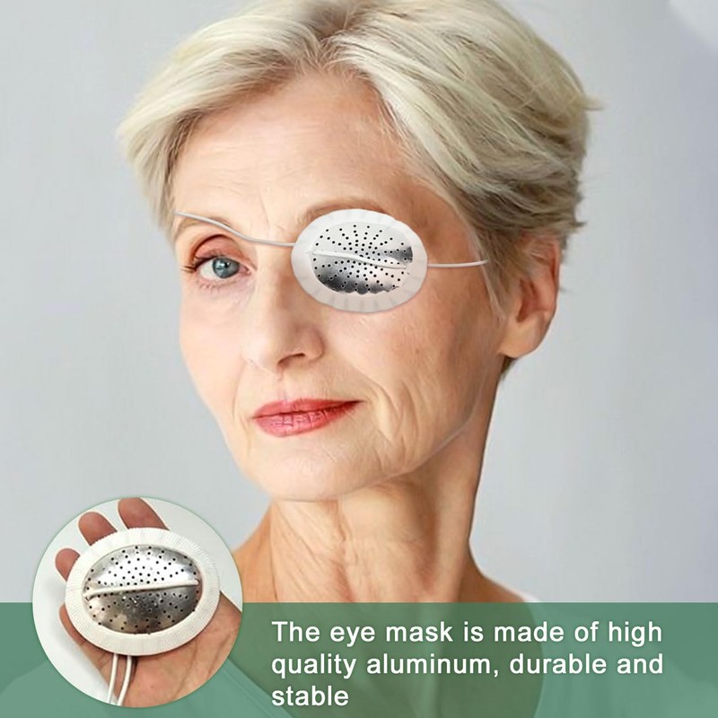 LMYzhijia Adjustable Aluminum Eye Mask Post-Cataract Surgery Recovery Eye Cover