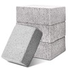 4 Pack Grill Griddle Cleaning Brick Block, Reusable Non-Scratch Pumice